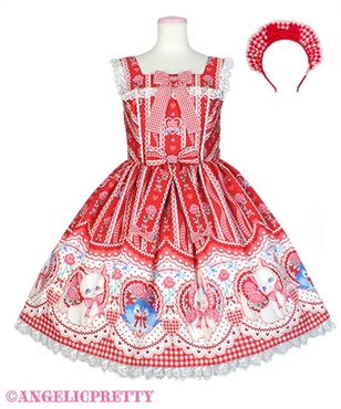 Angelic Pretty Be My Valentine ジャンパースカート 商品詳細ページ