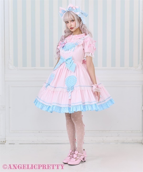 ふわふわLollipopジャンパースカートSet