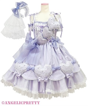 Cutest Heart Dress Set(ラベンダー)