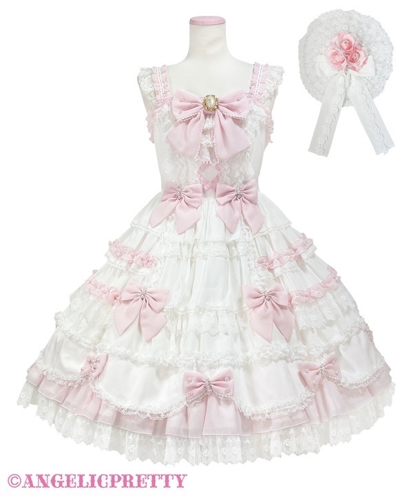 Sweet Tiara PrincessジャンパースカートSet(シロ)