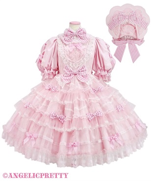Ribbon Parfaiteria Dress Set(ピンク)