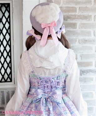 新品ですangelic pretty fancyくまちゃんブラウス 白ピンク 新品