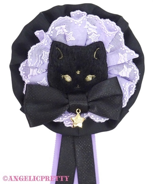angelic pretty 黒猫 ネックレス リング クリップレディース - ネックレス