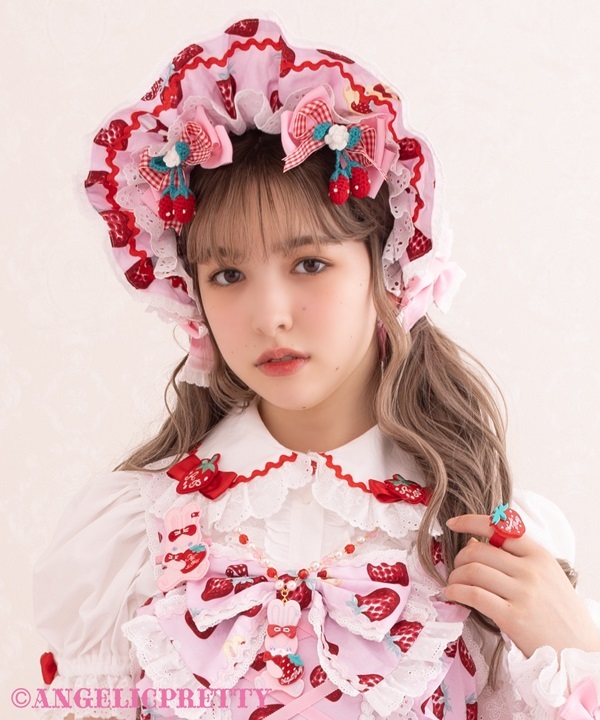 限定値下げ❗️angelic pretty ボンネット(レッド)プロフィールの一読