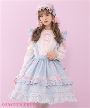 最安値挑戦！ - Angelic Pretty プリティワンピ ハート胸当て付き