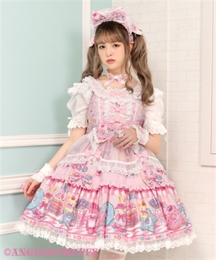 美品♡カップケーキバニー柄♡スカート♡エプロン付き♡ホワイト♡ 商品詳細ページ