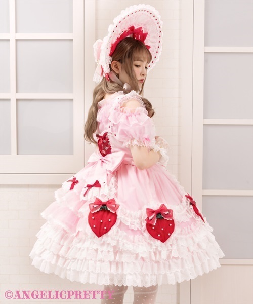 Angelic Pretty ふんわりパフェスカート 赤まとめ値下げ〇