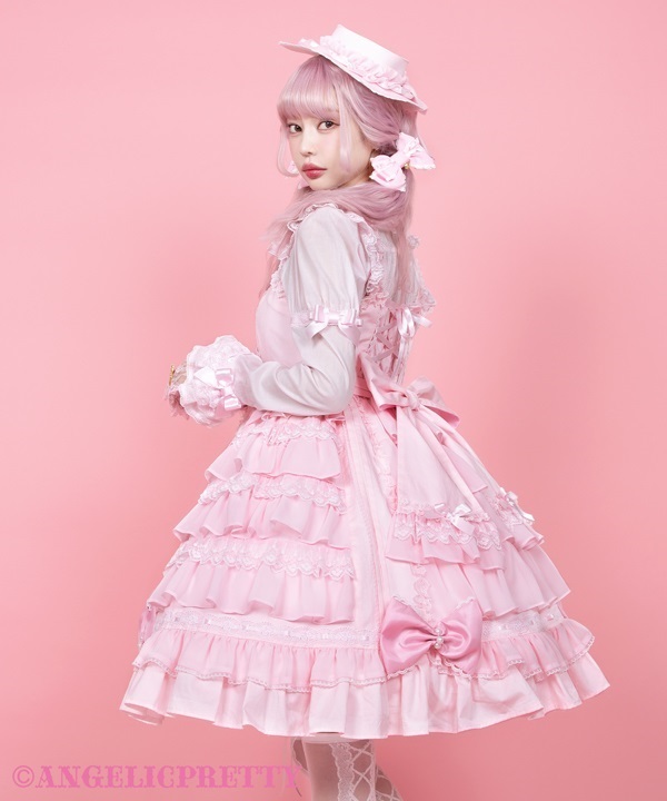 Angelic Pretty ピンク フリル ブラウス 長袖 Angelic Pretty（シャツ/ブラウス(長袖/七分) ・ ピンク/桃色系