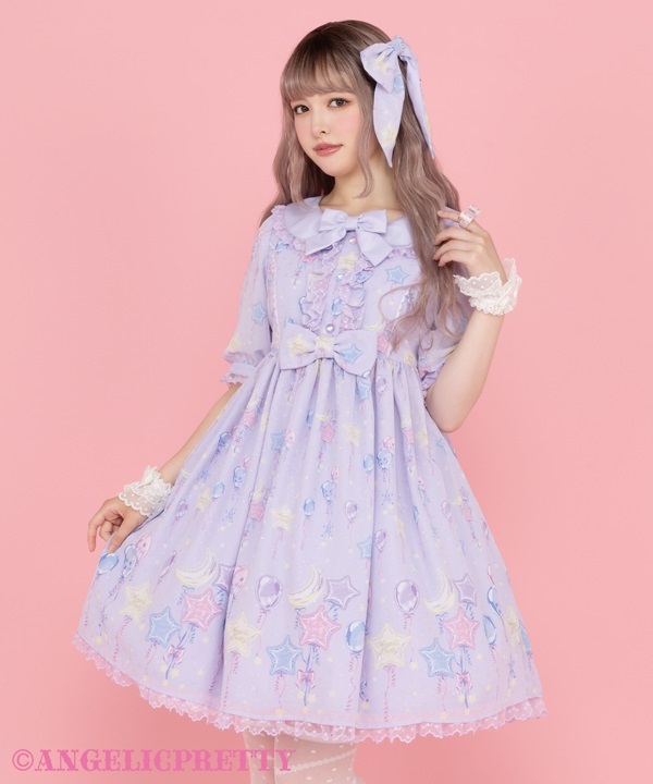 angelicpretty リボンいっぱいカットソー サックス angelicpretty リボンいっぱいカットソー サックス
